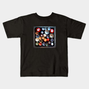 Japanese tea cups Kids T-Shirt